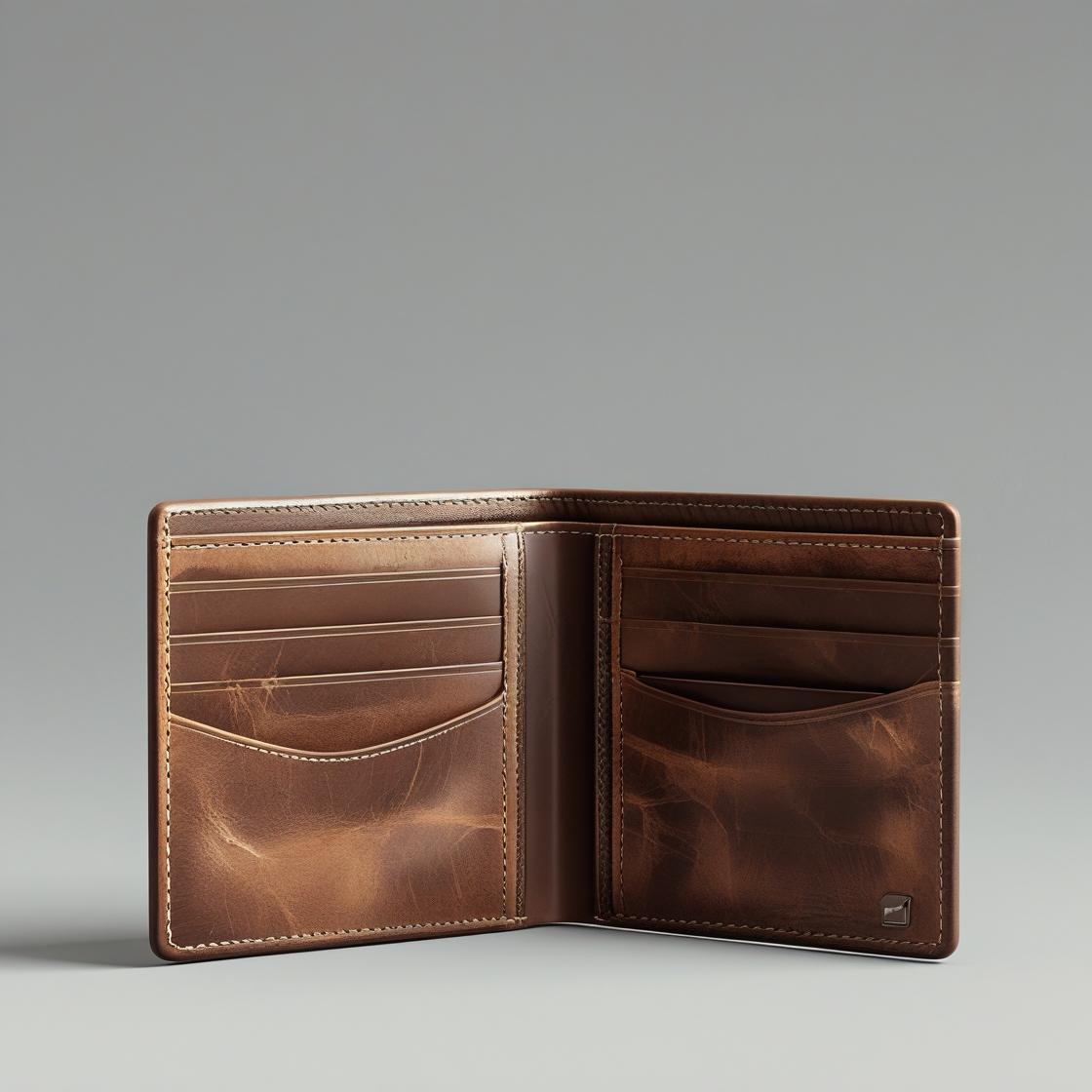 Brown 4 Pocket Wallet