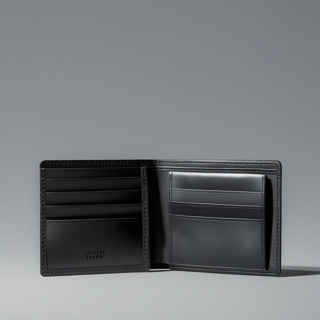 Black Multipurpose Leather Wallet Case
