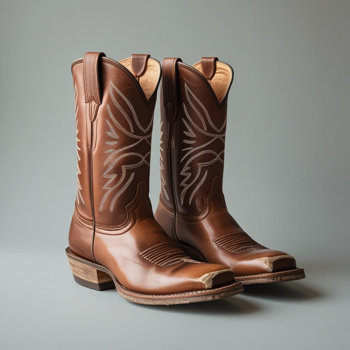 Brown Angel Cowboy Boots