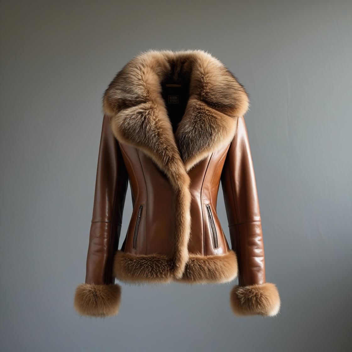 Brown Fur-Fit Jacket