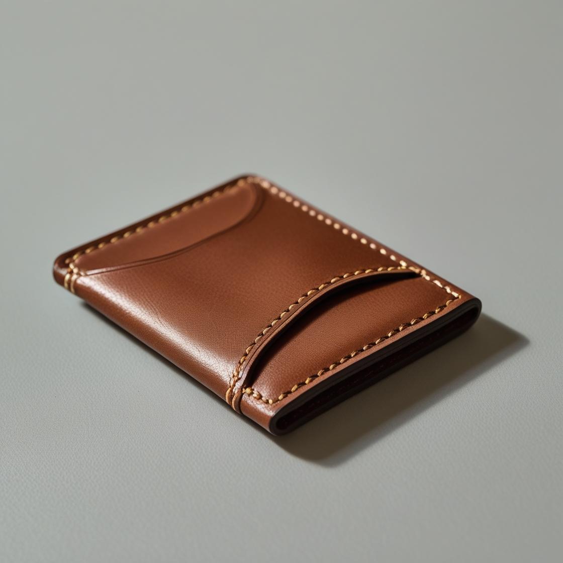 Brown Modern Card Holder