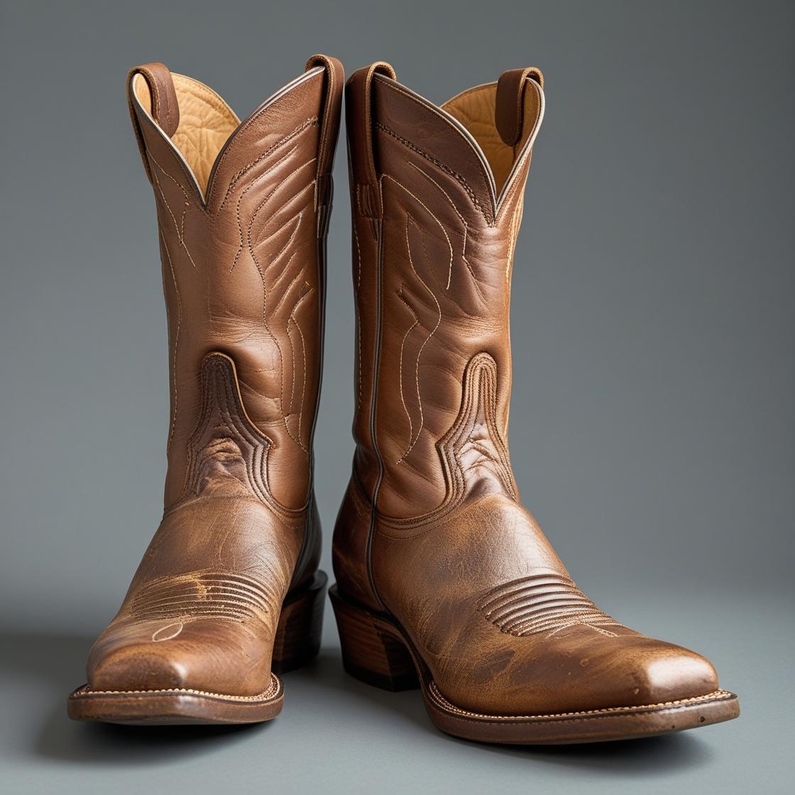 Sculptured Cowboy Boots