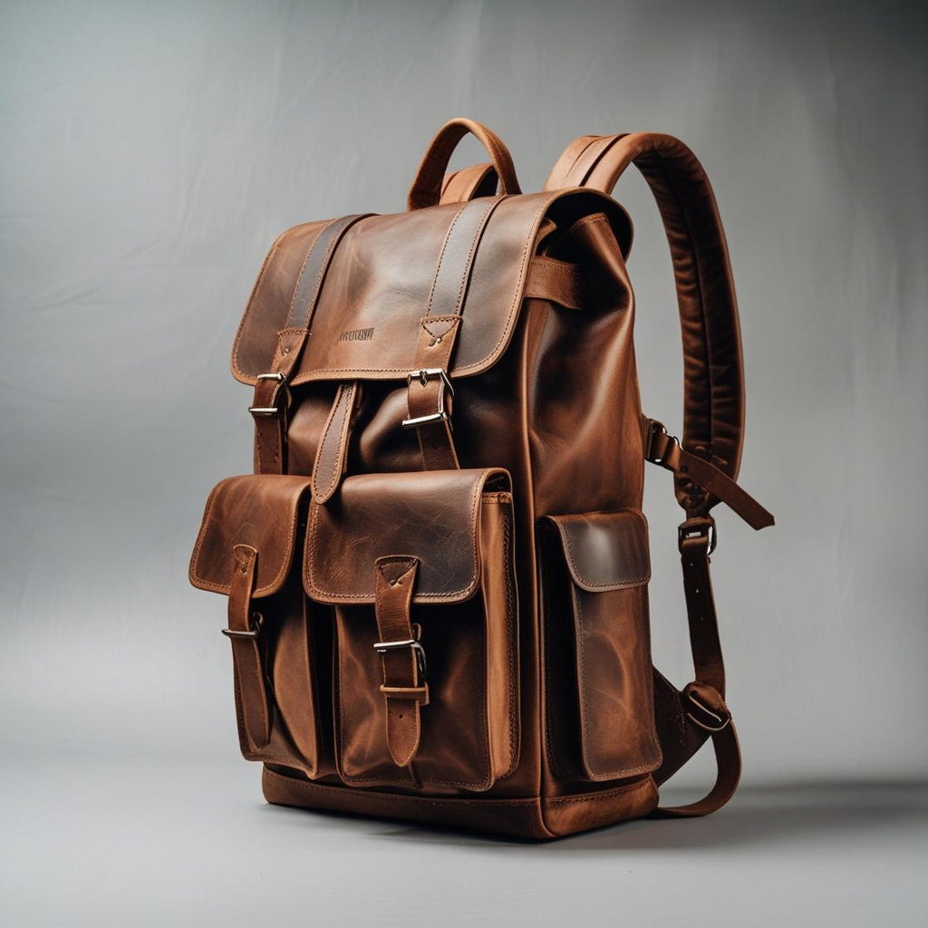 Rugged Brown Backpack Large