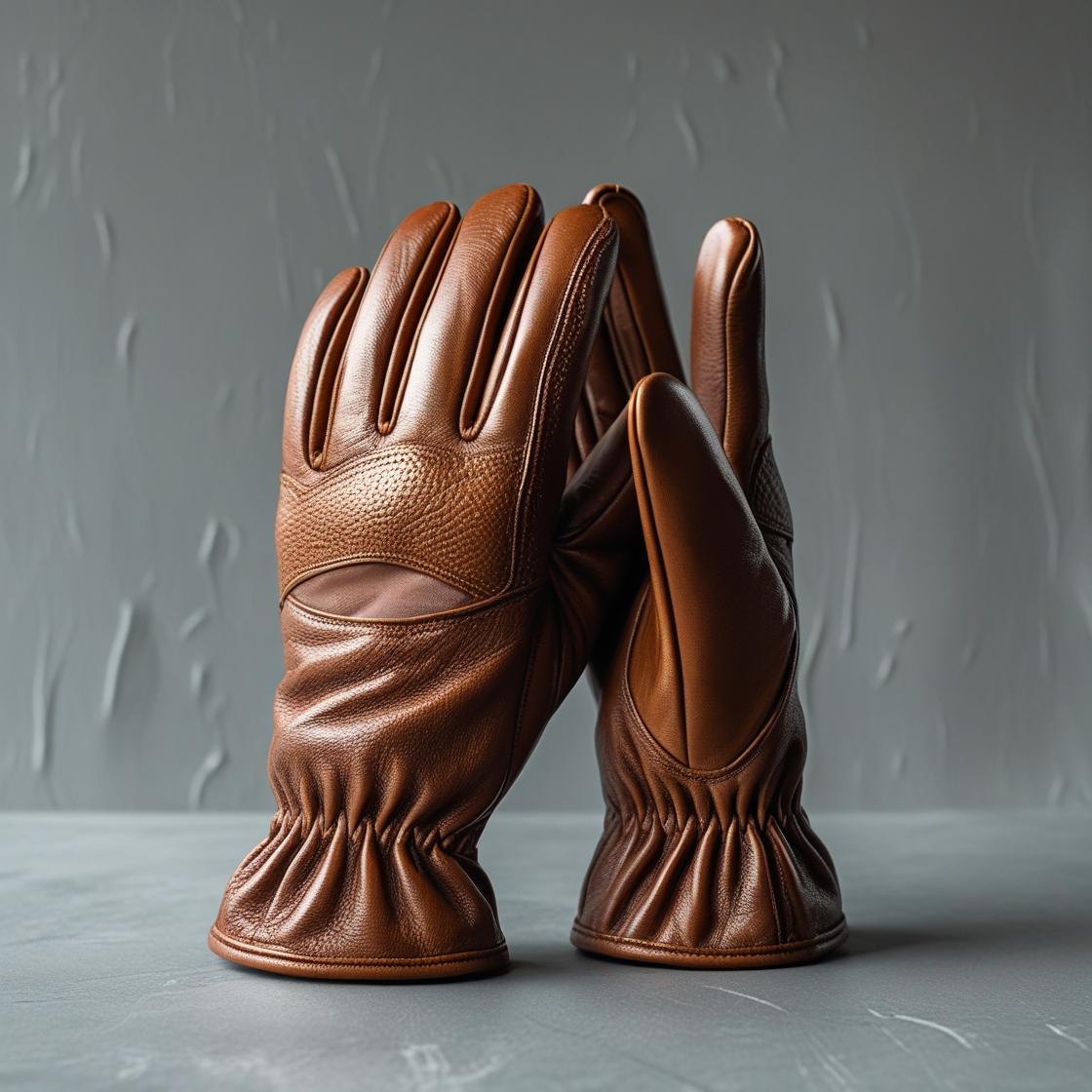 Grip Weave Leather Gloves